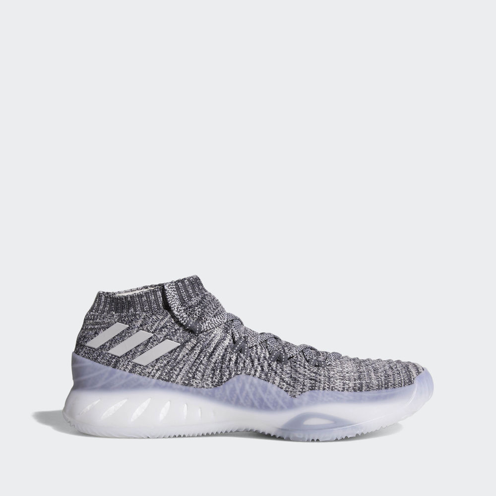 Adidas Crazy Explosive 2017 Primeknit χαμηλα - παπουτσια μπασκετ ανδρικα - Γκρι/Γκρι/Γκρι,Μέγεθος: E